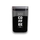 Pote Hermético Porta Mantimento Café My Coffee com Colher Chumbo - Ela Decora